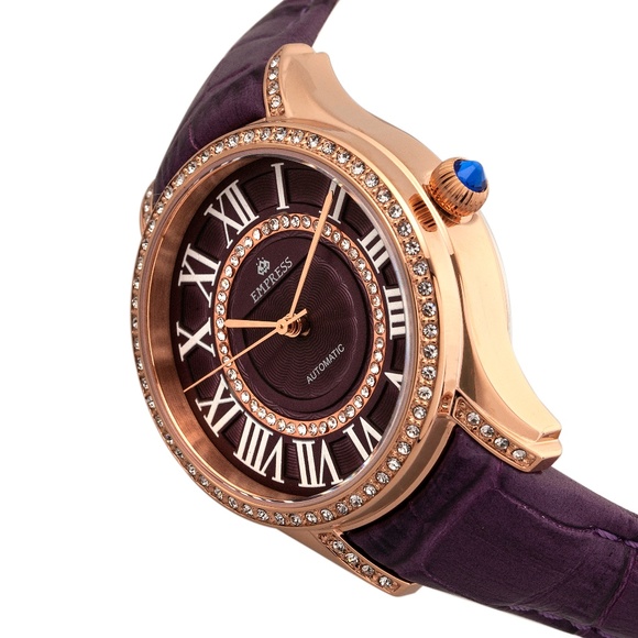 NWT Women\'s Automatic Genuine Leather Band Watch
